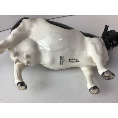 714 - Beswick Cow - H12cm