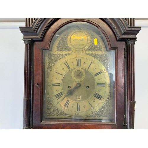 272 - Brass Faced Longcase Clock - George Burges, London