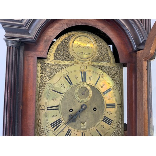 272 - Brass Faced Longcase Clock - George Burges, London