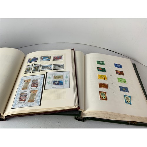 395 - 2x Stamp Albums - Europa Mint Stamps to 1985