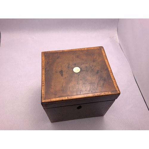 586 - Walnut Tea Caddy