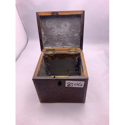 586 - Walnut Tea Caddy