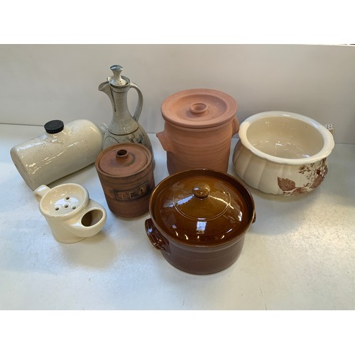 759 - Chamber Pot and Kitchen Storage etc