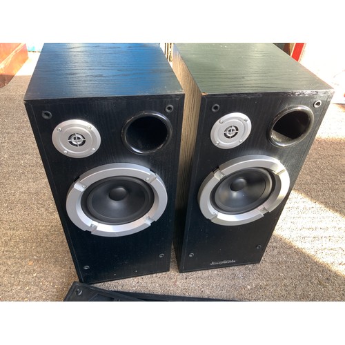 596A - Pair of Wharfdale Loudspeakers