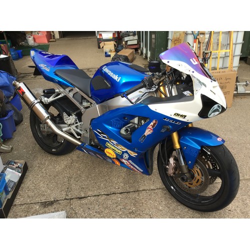 20A - Kawasaki Ninja ZX6R 636 - No MOT - WA03 ARF - Miles 19698 - Heard Running