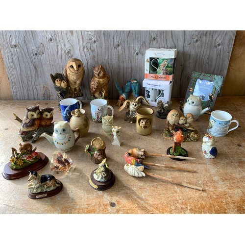 179 - Collection of Owl Related Items etc