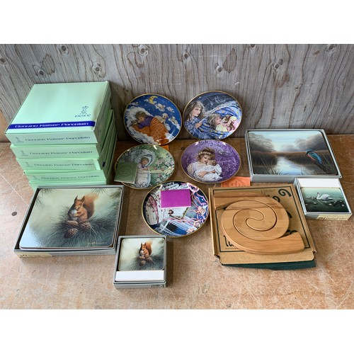 330 - Boxed Kaiser Porcelain Collectors Plates, Table Mats and Coasters