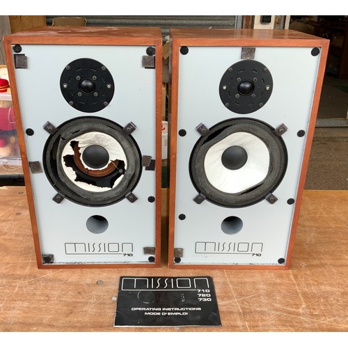 449 - Pair of Mission 710 Speakers