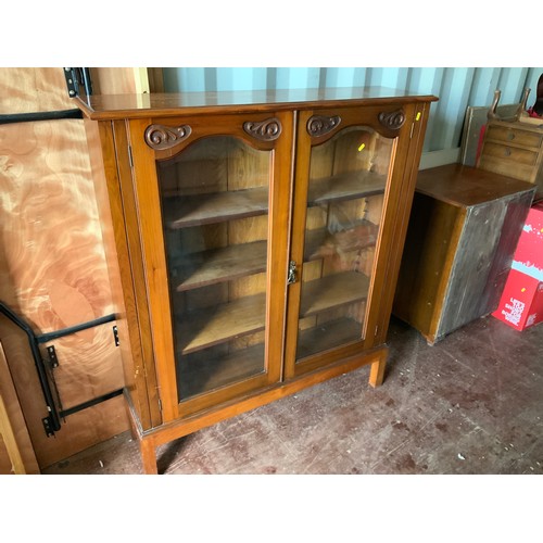 540 - Glazed Mahogany Display Cabinet