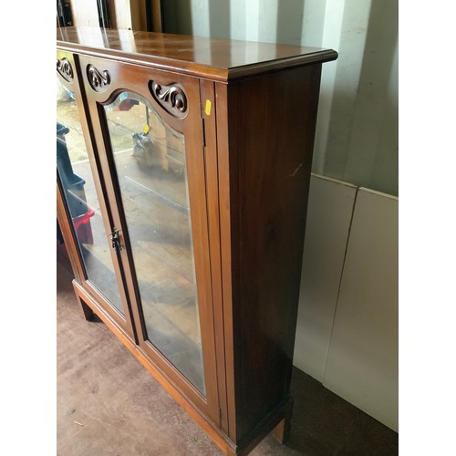 540 - Glazed Mahogany Display Cabinet