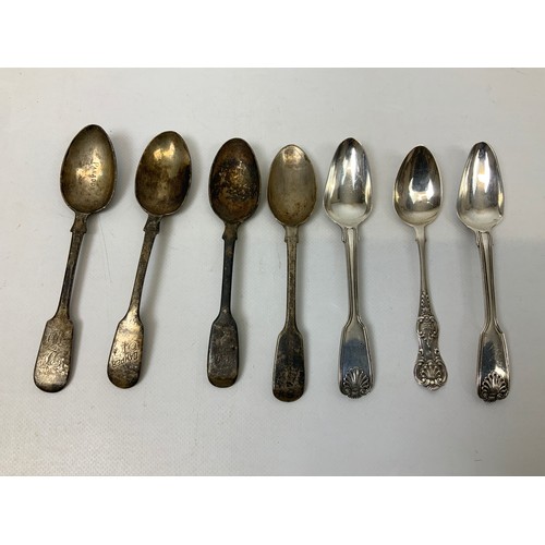 165 - Victorian Silver Teaspoons - 185gms