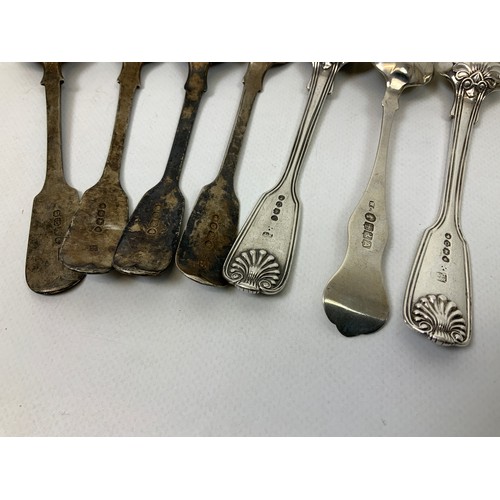165 - Victorian Silver Teaspoons - 185gms