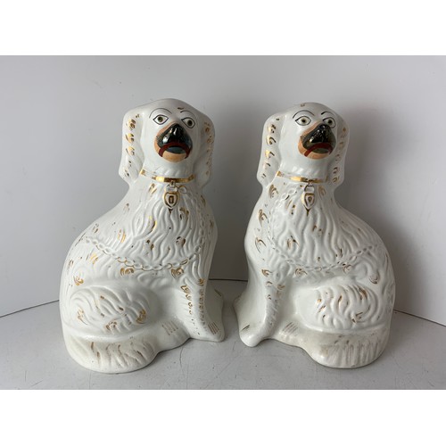 293 - Pair of Mantel Dogs