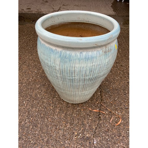 50 - Glazed Terracotta Planter - 53cm High x 42cm Diameter