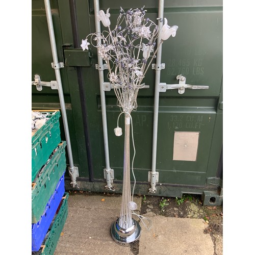 397 - Orchid Bead Floor Lamp