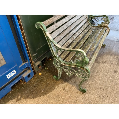 47 - Metal End Garden Bench