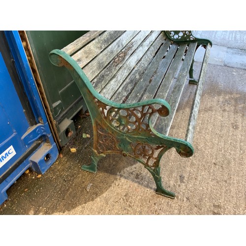 48 - Metal End Garden Bench