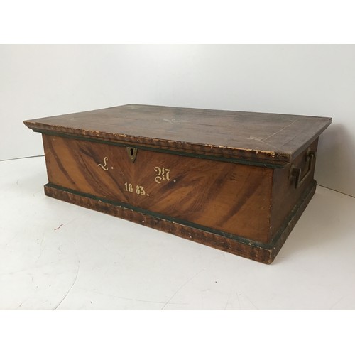 193 - Treen Box - 46cm x 30cm