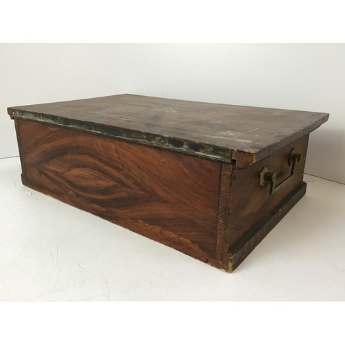 193 - Treen Box - 46cm x 30cm