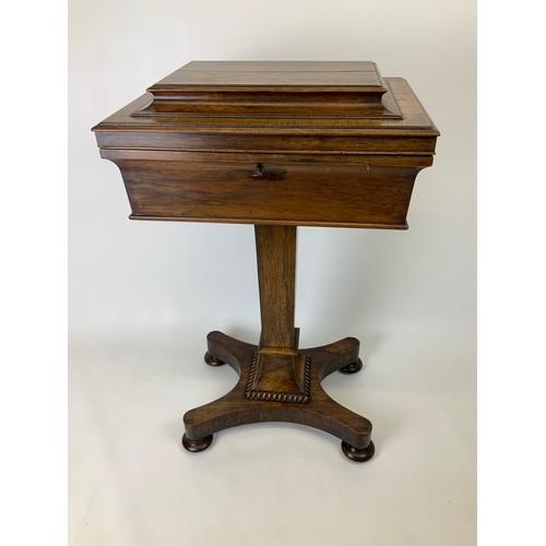 627 - Victorian Rosewood Work Box