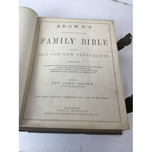 498 - Browns Family Bible