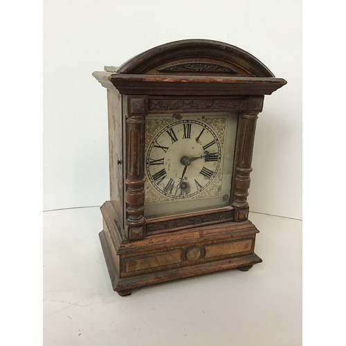 482 - Treen Mantel Clock