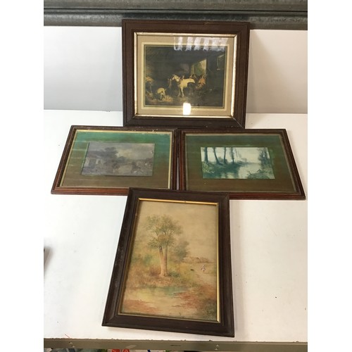 441 - Old Framed Pictures