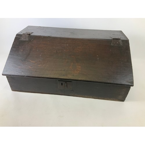 630 - Oak Table Top Box - 75cm