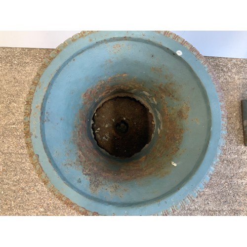 2 - Pair of Cast Iron urn Planters - 47cm High