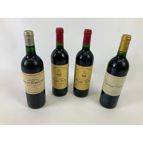 580 - 4x Bottles of Wine - Claret