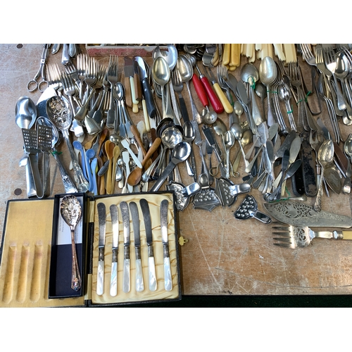 341 - Very Large Quantity of Cutlery - Vintage and Modern