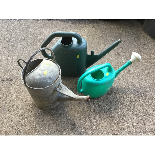 30 - Galvanised Watering Can and Others