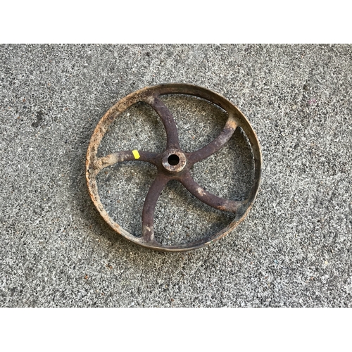 18 - Cast Iron Wheel