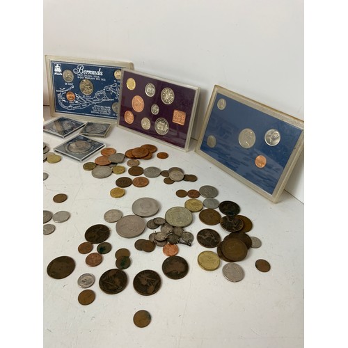 323 - Various Bank Notes and Coins