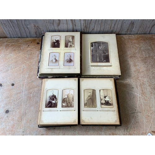 485 - 2x Victorian Photograph Albums