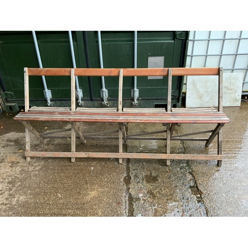 16 - Folding Wooden Garden Bench