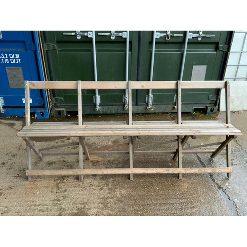 15 - Folding Wooden Garden Bench