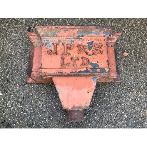 1 - Large Cast Iron Rain Hopper