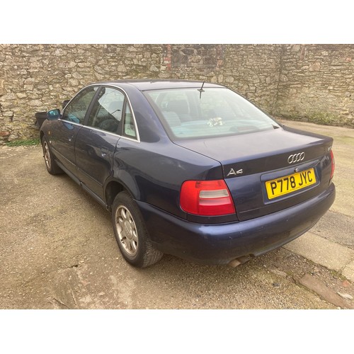 10A - Audi A4 2.6V6 P778JYC
Mot expires Feb 26th 2023 
For sale on the instructions of the executor. Direc... 