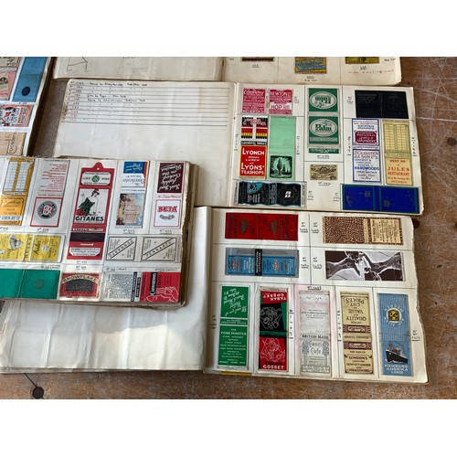 146 - Collection of Approx 1000 Safety Matchbox Labels Started in the 1930s and Postcards