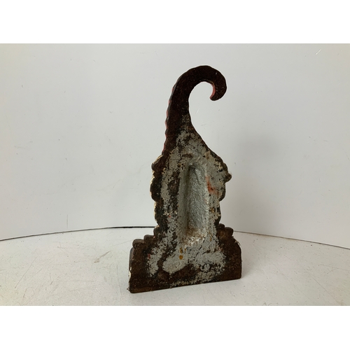 142 - Cast Iron Jester Door Porter