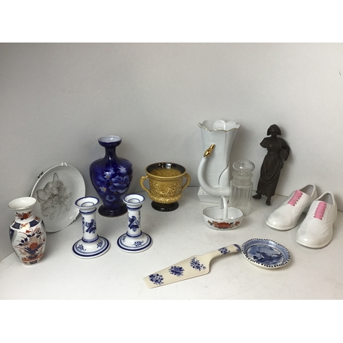 299 - Ceramics and Metal Figurine etc