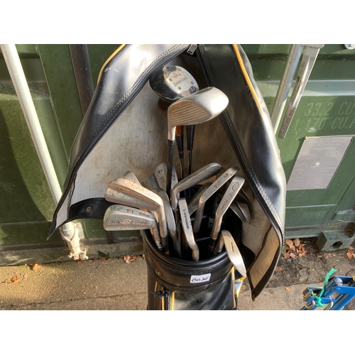 14A - Golf Clubs and Trolley