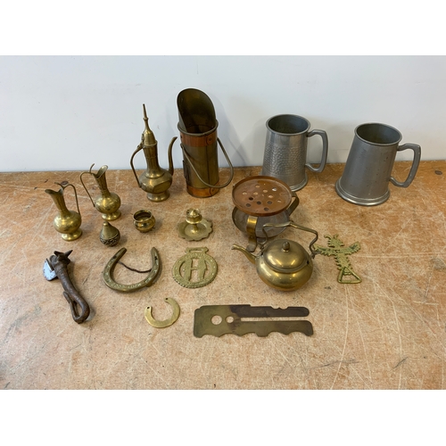 836 - Brass and Pewter Ware