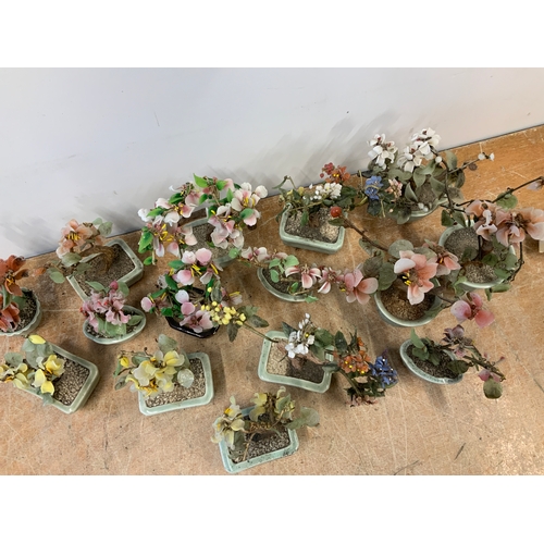 237 - Glass Bonsai Trees