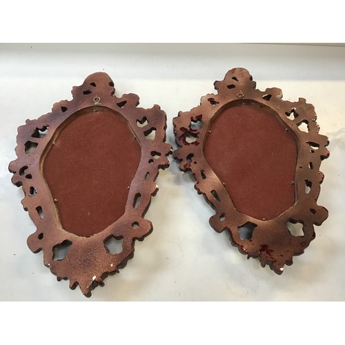 153 - Pair of Ornate Frames - H61cm