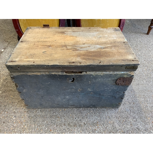 161 - Wooden Tool Box and Contents - Tools etc