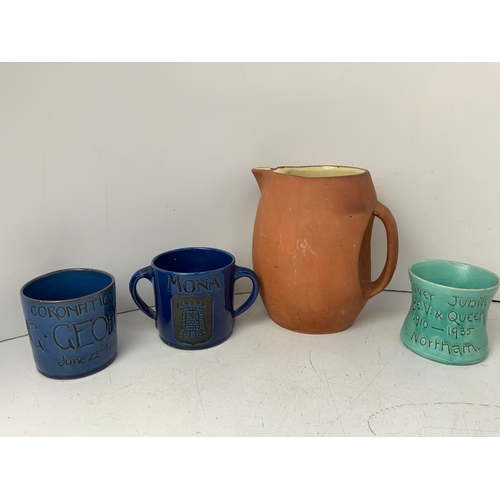 134 - 4x Pieces of Barum Ware