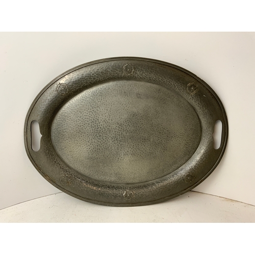 186 - Puritan Pewter Tray