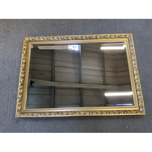 707 - Large Gilt Framed Mirror